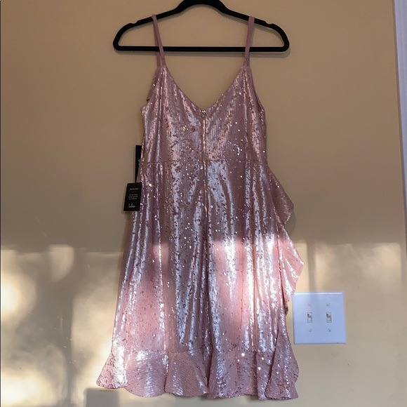 Lulus Rose Gold Bodycon Dress - Picture 4 of 5